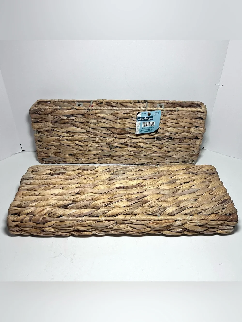2 New Water Hyacinth Shelves/Baskets Hobby Lobby